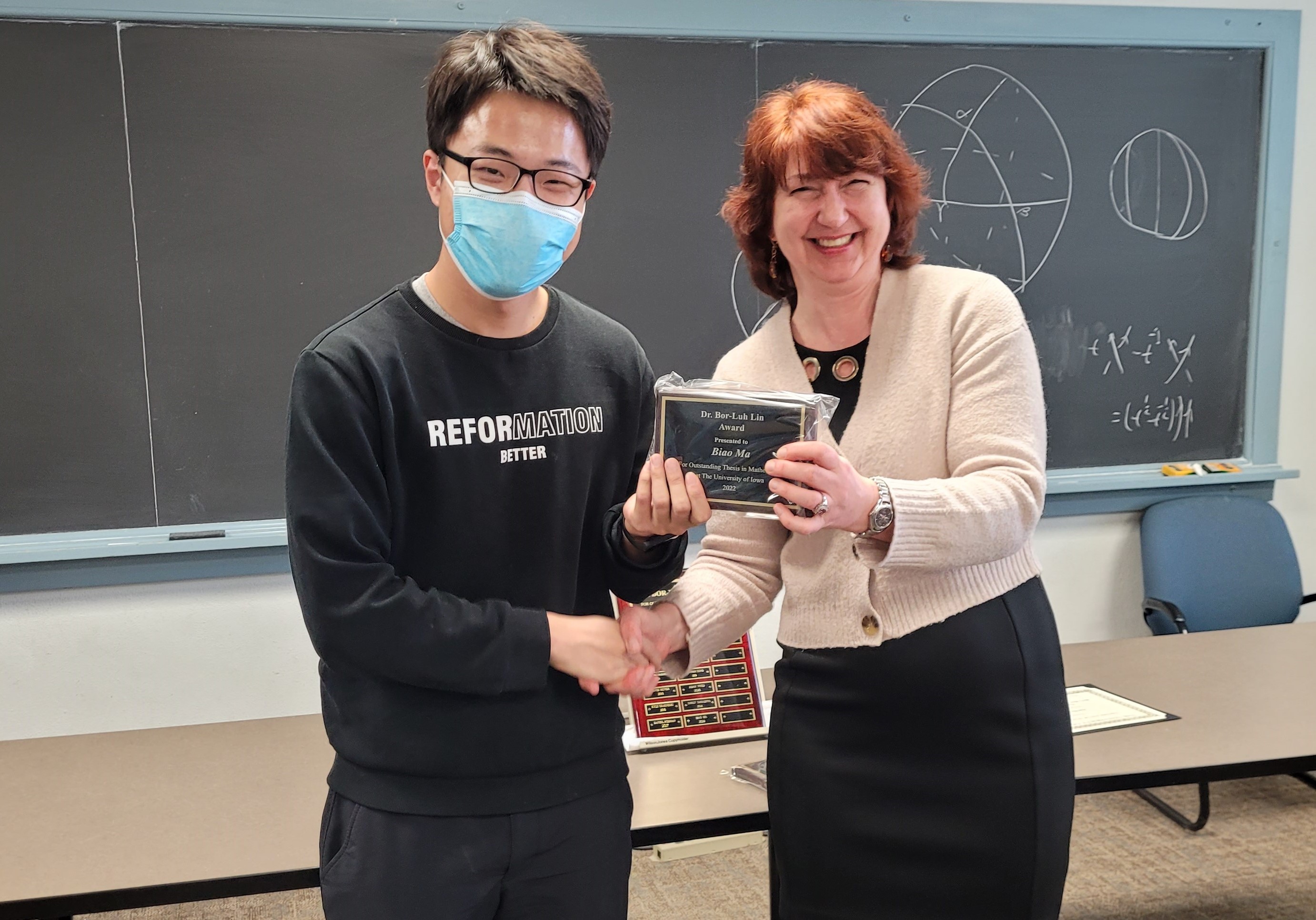 Awards | Mathematics - College of Liberal Arts and Sciences | The ...